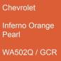 Preview: Chevrolet, Inferno Orange Pearl, WA502Q / GCR.